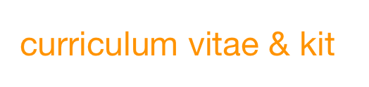 curriculum vitae & kit